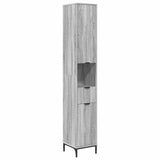 Bathroom Furniture Set Grey Sonoma Engineered wood, Metal 3393119