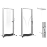 ZNTS Outdoor Shower with Tray WPC Stainless Steel 3051294