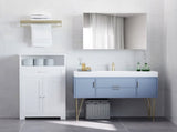 Double Door Wall Mounted Glass Mirror Cabinet Modern Storage Unit Bathroom Shelf Organiser T3398P344553