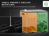 40L Dual Compartment Stainless Steel Bin, with Deodoriser Holders - Silver Tone T3398P344194