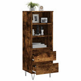 Highboard Smoked Oak 40x36x110 cm Engineered Wood 831513