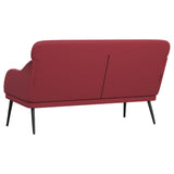 Bench Wine Red 110x76x80 cm Faux Leather 351434