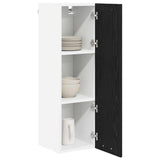 Hanging Cabinet Black Oak 30 x 31 x 100 cm Engineered Wood 884331