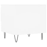 Coffee Tables 2 pcs White 50x46x50 cm Engineered Wood 830909