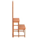316413 Plant Stand with Trellis 70x42x115 cm Solid Fir Wood
