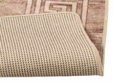 Rug Runner MARSA White 100 x 300 cm Polyester and PVC 42023318