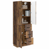 Cabinet Set 2 pcs Old Wood Engineered Wood 3416824
