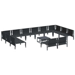 Garden Sofa Set Anthracite Steel 3379021