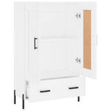 Highboard White 69.5x31x115 cm Engineered Wood 830332