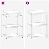 Kitchen Storage HATTEM Silver 60 x 50 x 92 cm Steel 874965