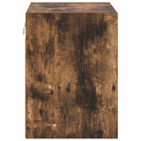Garage Wall Cabinets 2 pcs Smoked Oak Engineered Wood 860634