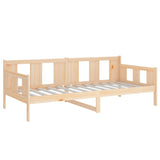 Day Bed without Mattress Solid Wood Pine 90x190 cm Single 820277