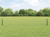 Welded Wire Fence 10 x 0.4 m PVC-Coated Steel Green 3336666
