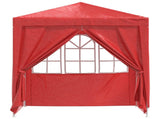 Party Tent Red 200 x 200 x 240 cm PE and Steel 42032994