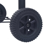 Charcoal BBQ Grill Smoker with Bottom Shelf Black 46649