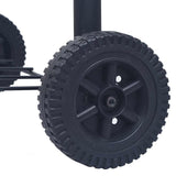 Charcoal BBQ Grill Smoker with Bottom Shelf Black 46649