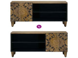 TV Cabinet with Shelf Brown 80 x 31.5 x 46 cm Solid Mango Wood 4018347