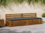2-Piece Bench Cushions VUGHT 2 pcs 100% Polyester Anthracite 952237