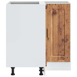 Kitchen Corner Base Cabinet Porto Old Wood Engineered Wood 853995
