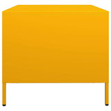 Coffee Table Mustard Yellow 68.5x50x43.5 cm Cold-rolled Steel 851283