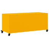 TV Cabinet Mustard Yellow 100.5x39x43.5 cm Steel 846665