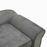 171039 Dog Sofa Dark Grey 72x45x30 cm Plush