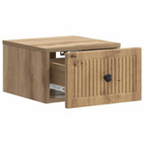 Wall-Mounted Bedside Cabinet 2 pcs Artisan Oak Engineered Wood 897934
