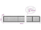 Gabion with 3.5 mm Wire and 5x2.5 cm Mesh 350x50x50 cm 3461833