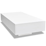 Coffee Table High Gloss White 244021