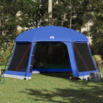 ZNTS Pool Tent with Removable Fly & Mesh Walls Azure Blue 512x458 cm 4100625