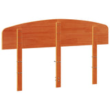 Headboard Wax Brown 140 cm Solid Wood Pine 842505