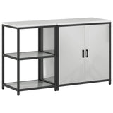 Kitchen Storage Set HATTEM 2 pcs Silver Galvanised Steel 3392685