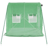 Greenhouse with Steel Frame Green 4 m 2x2x2 m 364073