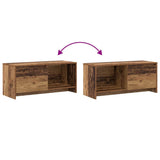 TV Cabinet Set 90 x 35 x 40 cm Old Wood Engineered Wood 875231