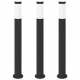 Bollard Lights 3pcs 80 cm Stainless Steel IP44 4006026