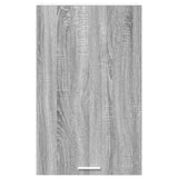 Hanging Cabinet with Door Grey Sonoma and White 50 x 31 x 80 cm 884271