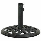 Umbrella Base Green 40x40x32 cm Cast Iron 317765