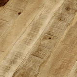 244675 Coffee Table Solid Rough Mango Wood 65x32 cm