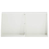 Retaining Wall 6 pcs 40 x 12 x 40 cm Steel White 3449143