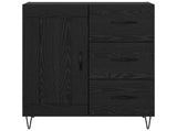 Sideboard Black Oak 69.5 x 34 x 90 cm Engineered Wood 881620