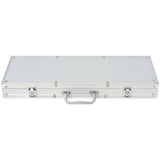 Poker Set with 500 Chips Aluminium 80182