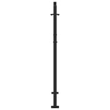 Garden Gate Black 100x125 cm Steel Light Design 4100950