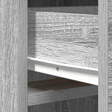 Highboard Grey Sonoma 40 x 40.5 x 135 cm Engineered Wood 865078