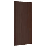 Roof Panel 36 pcs Brown 100 x 45 cm Galvanised steel 42047128