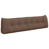 Back Pillow Brown 180 x 24 x 50 cm Fabric 42014561