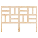 Bed Headboard 146x4x104 cm Solid Wood Pine 818190