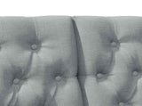 Upholstered Headboard Light Grey 120 cm Solid Pine Wood 879353