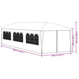 Party Tent 3x9 m Anthracite 45104