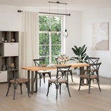 Console Table Legs T-Shaped 2 pcs Black 38x25x cm Steel 4013047