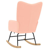 Rocking Chair Pink Sherpa Fabric 42001785